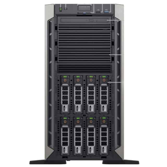 Server Dell PowerEdge T440 8x3.5" with 2x Gold 6134, 64GB RAM, H730p, 2x PSU 495W, iDRAC9 Enterprise