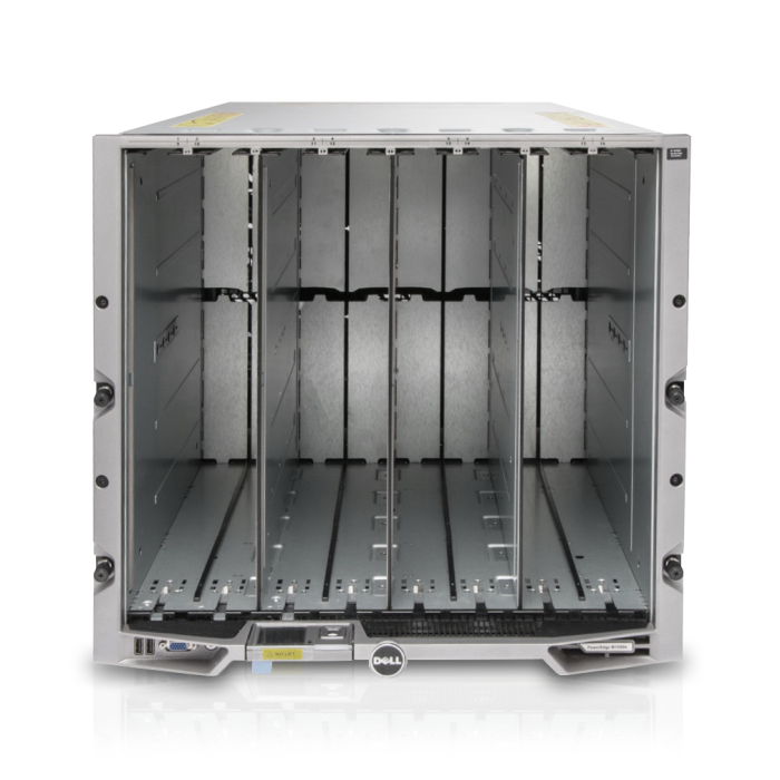 Chassis Dell M1000e with 4x M630 2x2.5" (2xE5-2630 v3, 32GB, H730, x480GB SSD SATA 2.5", 4x10GbE)