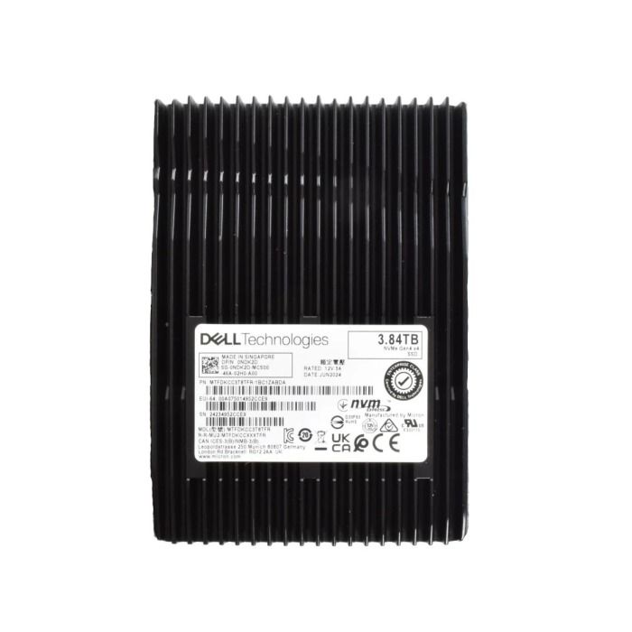 Dysk twardy Dell 3.84TB SSD NVMe PCIe 4.0 U.3 2.5" RI NDK2D