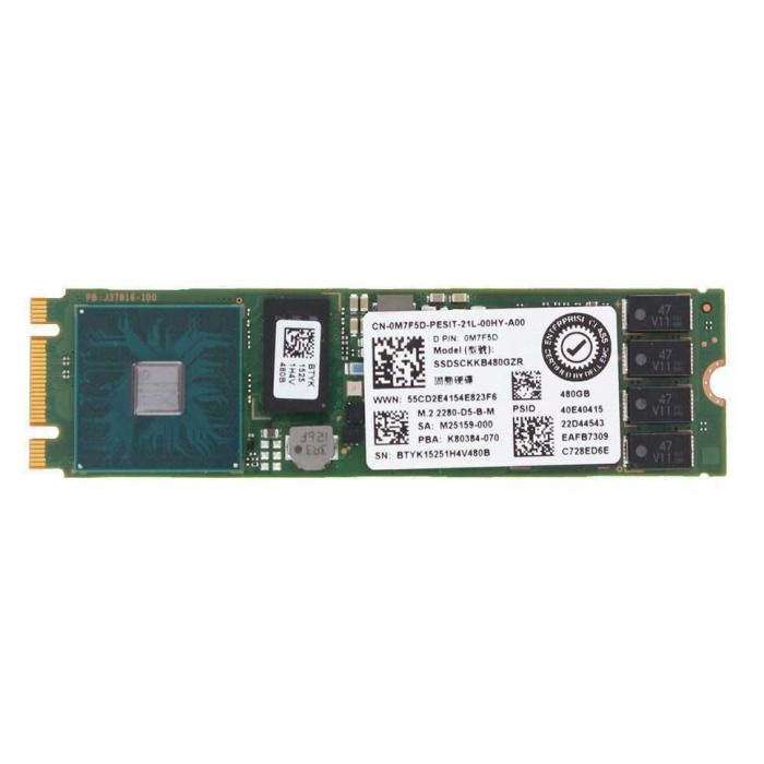 Dysk twardy Dell Intel 480GB SSD SATA M.2 2280 TLC Non Encrypted M7F5D