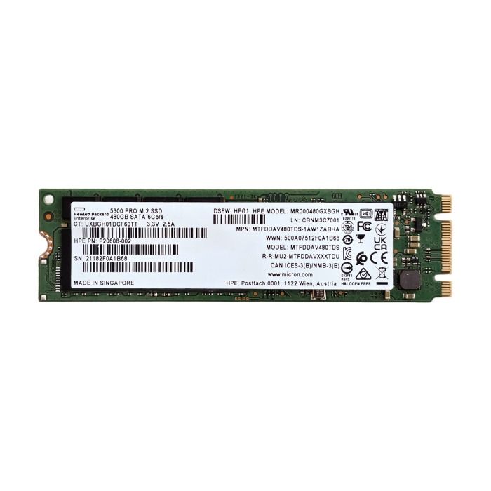 Dysk twardy HPE 480GB SSD SATA 6G M.2 2280 TLC RI P20608-002