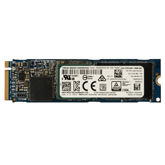 Dysk twardy HPE 512GB SSD NVMe PCIe 3.0x4 M.2 2280 TLC TCG Opal 2.01 934105-001