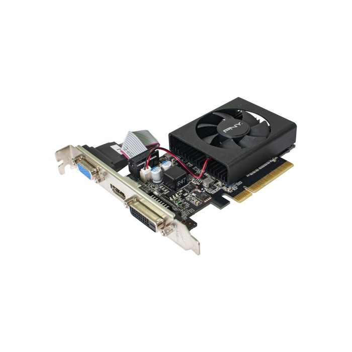 GPU PNY Geforce GT710 2GB 19W 1xDVI 1xD-SUB HHHL PCI-E 2.0x8 VCGGT7102XPB
