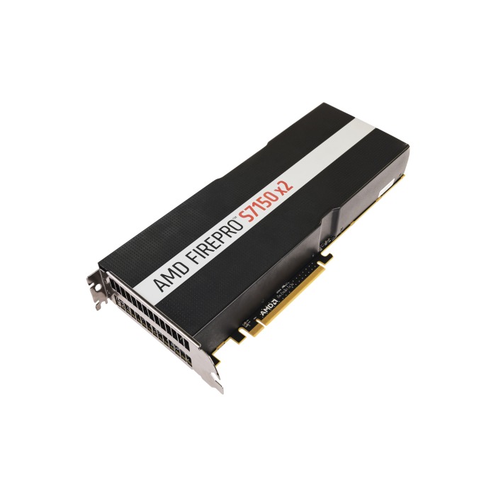 Graphics card AMD FirePro S7150x2 16GB 265W FHFL PCIe3.0x16 7122W06600G