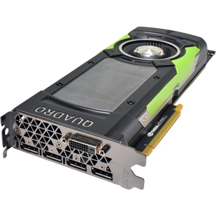 Graphics card NVidia Quadro P6000 24GB GDDR5X PCI-E 3.0 x16 4x DisplayPort 1.4a, DVI 250W 699-5G611-0500-210