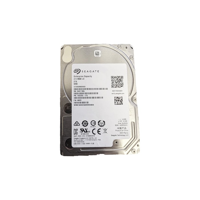 Hard drive Cisco 2TB 7.2K HDD SAS 12G 2.5" 512n 128MB 1VD200-175