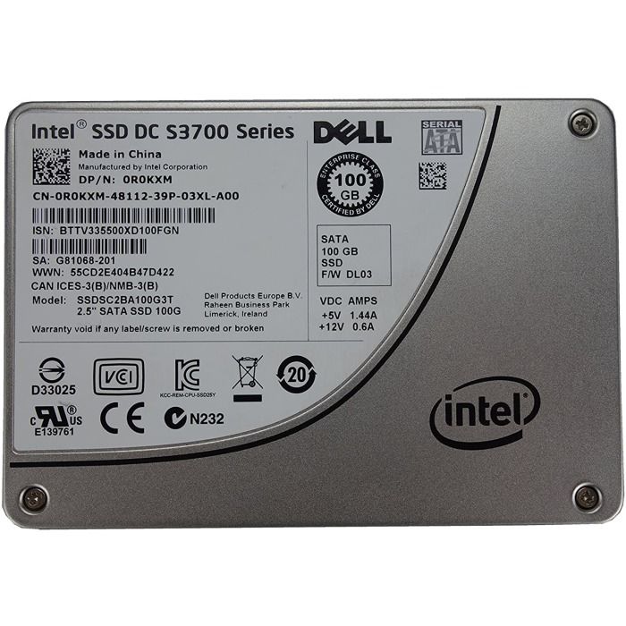 Hard drive Dell 100GB SSD SATA 6G 2.5" R0KXM