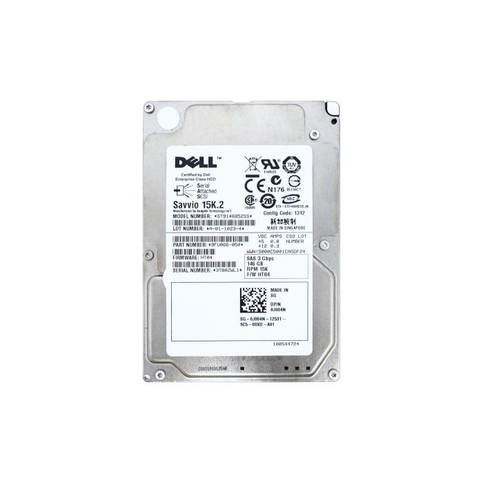 Hard drive Dell 146GB 15K HDD SAS 3G 2.5" 512n 16MB J084N