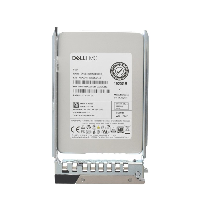 Hard drive Dell 1.92TB SSD SATA 6G 2.5" TLC MU GKTF1
