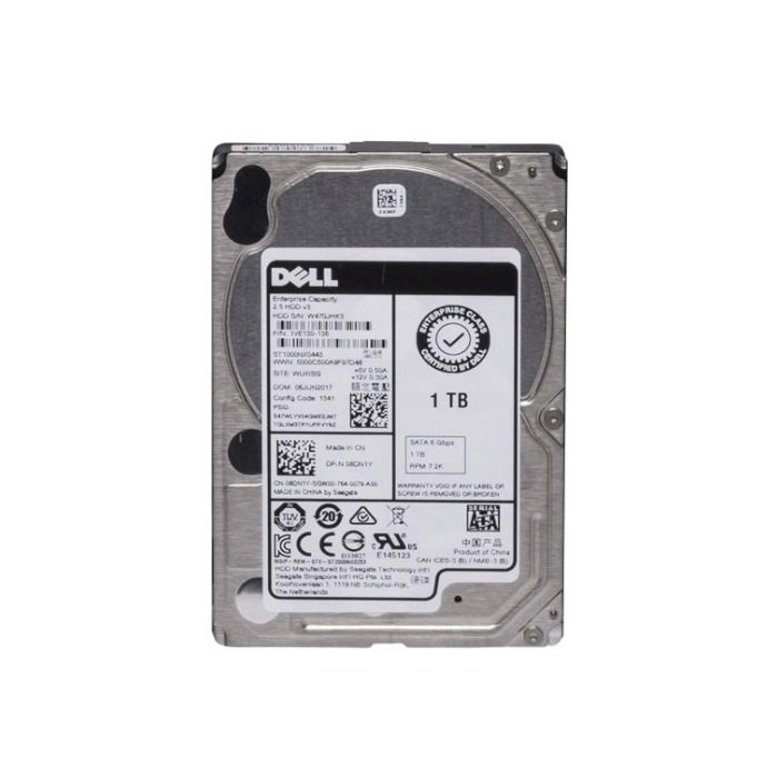 Hard drive Dell 1TB 7.2K HDD SATA 6G 2.5" 8DN1Y
