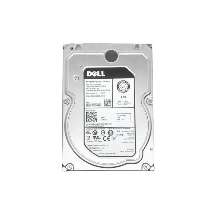 Hard drive Dell 2TB 7.2K SAS 12G 3.5" 512n 128MB 7RCGV