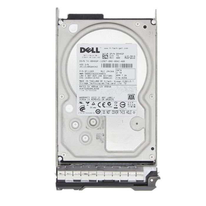 Hard drive Dell 2TB HDD SATA 3G 3.5" 0H6GP