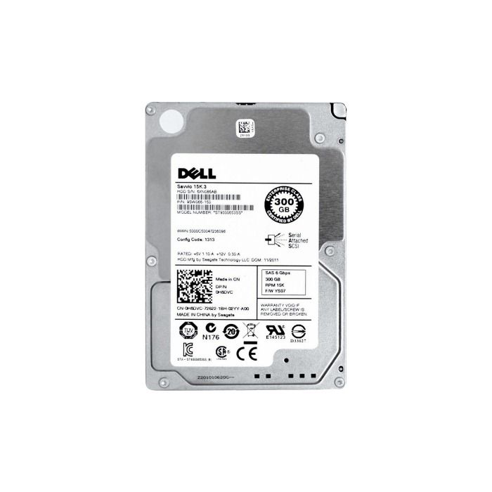 Hard drive Dell 300GB HDD SAS 6G 2.5" H8DVC