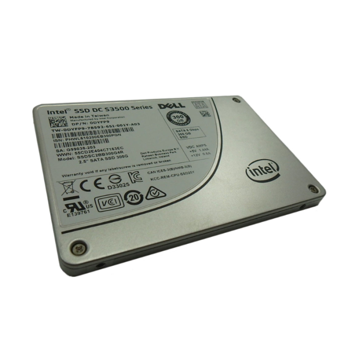 Hard Drive Dell 300GB SSD SATA 6G 2.5 MLC RI DYFP9