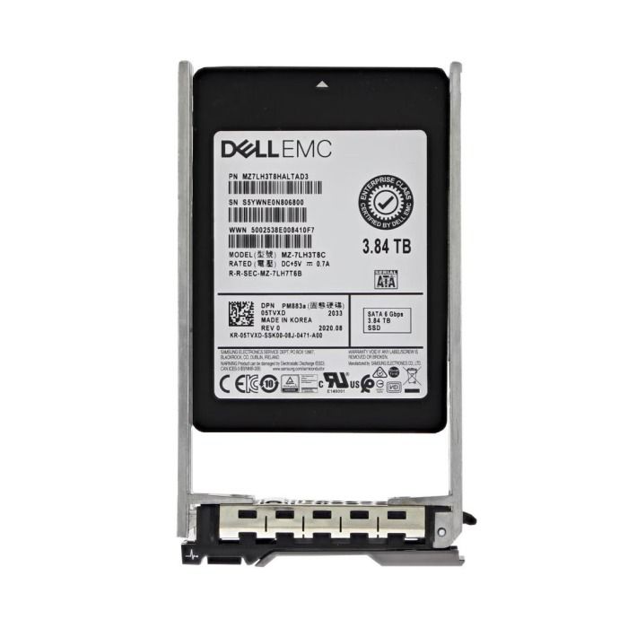 Hard drive Dell 3.84TB SSD SATA 6G 2.5" TLC RI 5TVXD