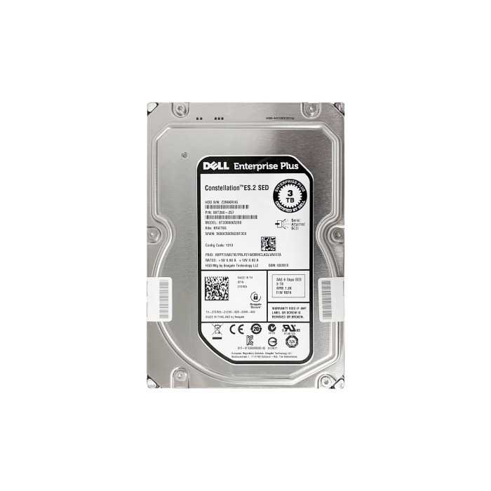 Hard drive Dell 3TB 7.2K HDD SAS 6G 3.5" SED-FIPS 140-2 512 64MB 7GR25