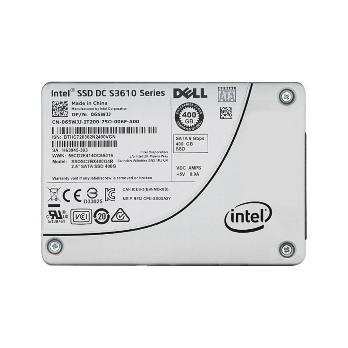 Hard drive Dell 400GB SSD SATA 6G 2.5" MLC MU 65WJJ