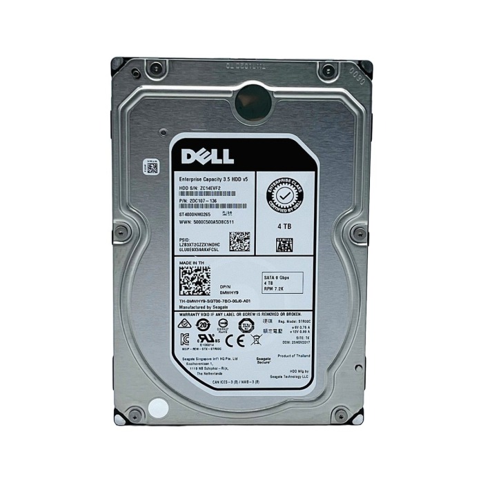 Hard drive Dell 4TB 7.2K HDD SATA 6G 3.5" 512n 128MB MWHY9