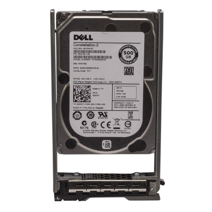 Hard drive Dell 500GB HDD SATA 6G 2.5" 00X3Y