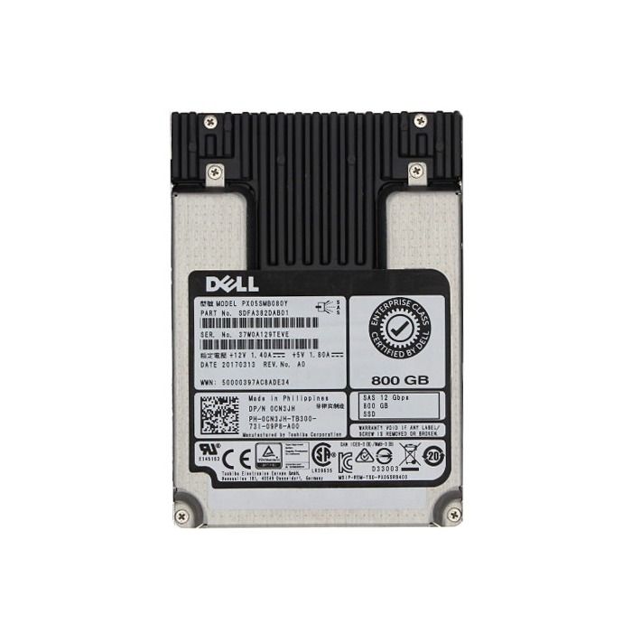 Hard drive Dell 800GB SSD SAS 12G 2.5" MLC WI CN3JH