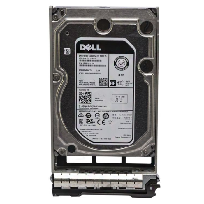 Hard Drive Dell 8TB 7.2K SAS 12G 3.5 512e 256MB GKWHP