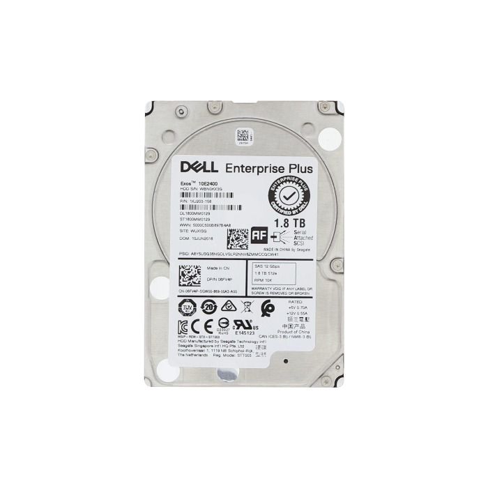 Hard drive Dell Compellent 1.8TB 10K SAS 12G 2.5" 512e 256MB 6FV4P-EQL