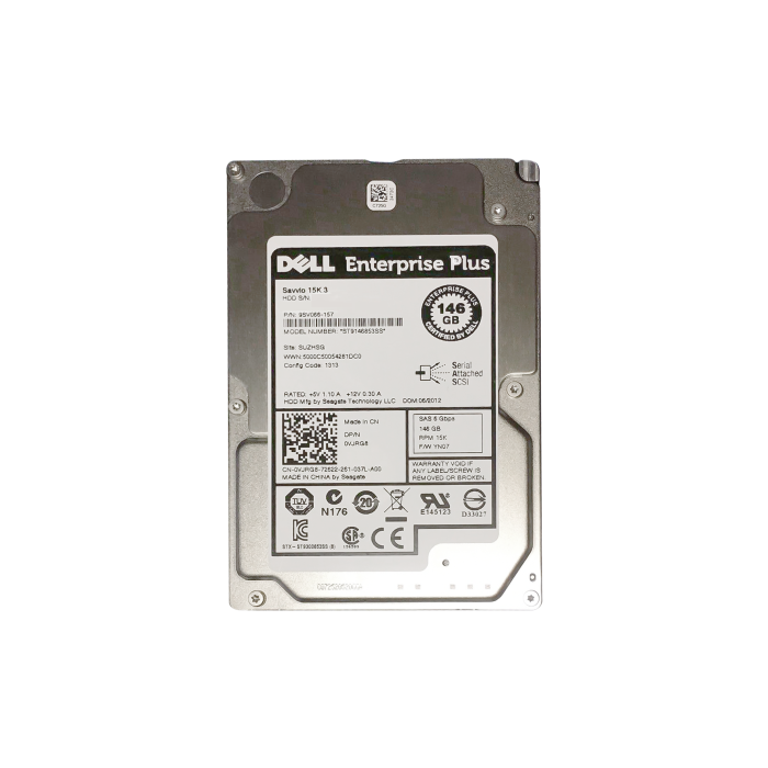 Hard drive Dell Equallogic 146GB 15K SAS 6G 2.5" 512n 64MB VJRG8-EQL