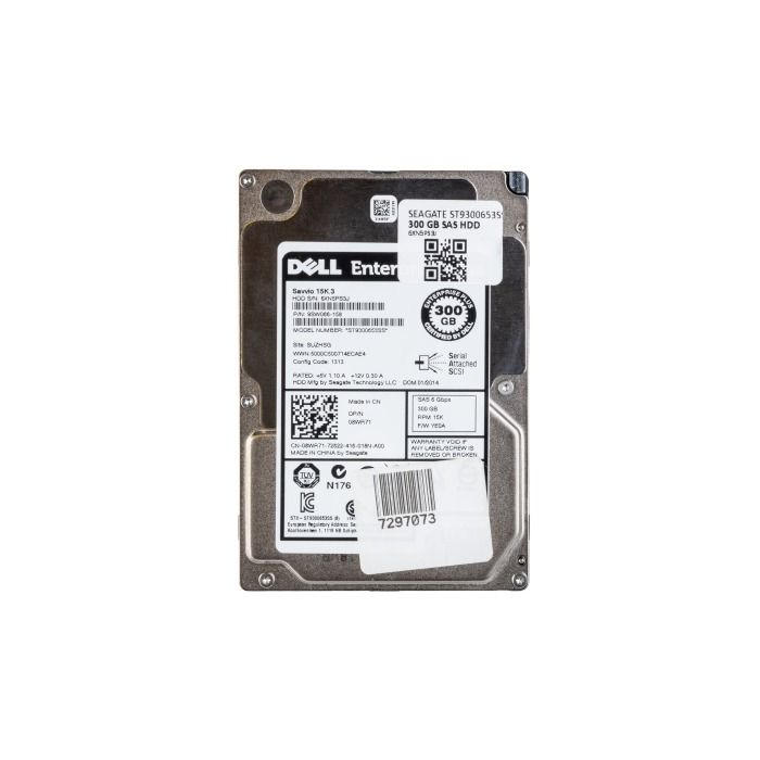 Hard drive Dell Equallogic 300GB 15K HDD SAS 6G 2.5" 512n 64MB 8WR71-EQL