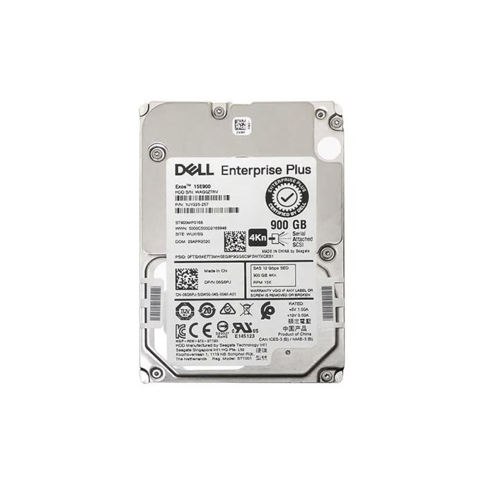Hard drive Dell Equallogic 900GB HDD SAS 12G 2.5" 6G6PJ-EQL