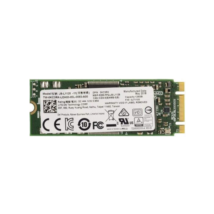 Hard drive Dell Lite-On 128GB SSD SATA 6G M.2 2260 MLC KC3RK