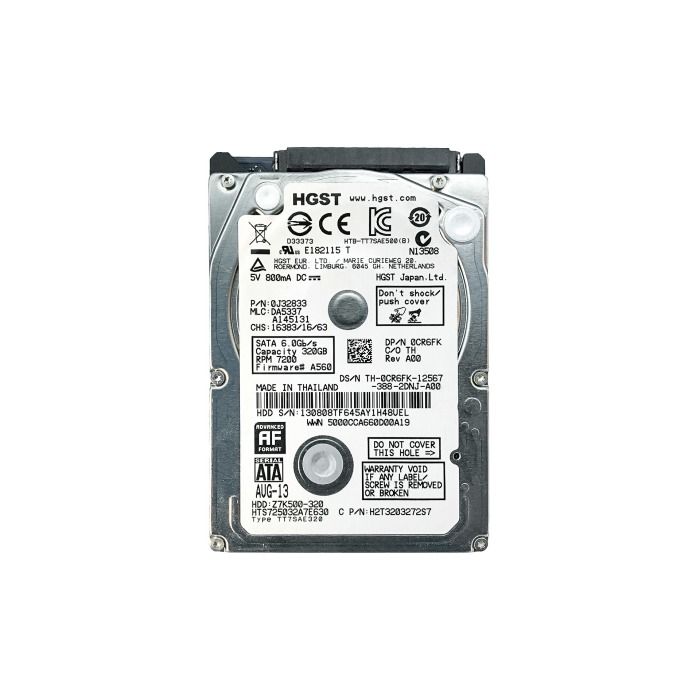 Hard drive HGST 320GB HDD SATA 6G 2.5" CR6FK