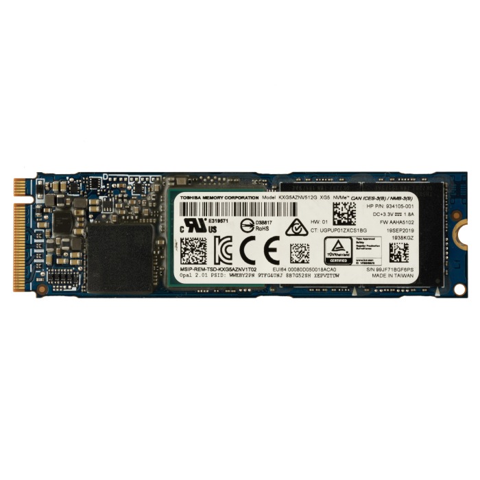 Hard drive HPE 512GB SSD NVMe PCIe 3.0x4 M.2 2280 TLC TCG Opal 2.01 934105-001