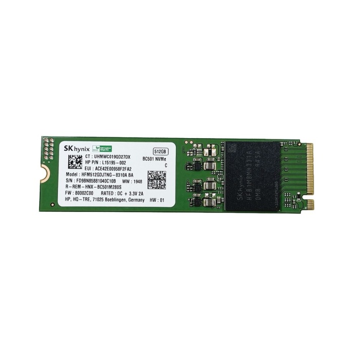 Hard drive Hynix HPE 512GB SSD NVMe PCIe 3.0x4 M.2 2280 TLC L15195-002