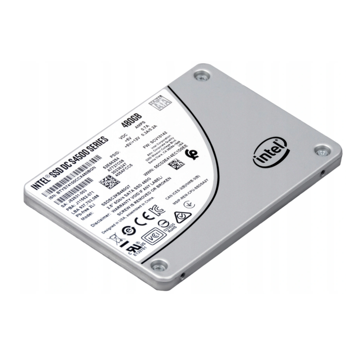 Hard drive Intel 480GB SSD SATA 6G 2.5" TLC SSDSC2KB480G7