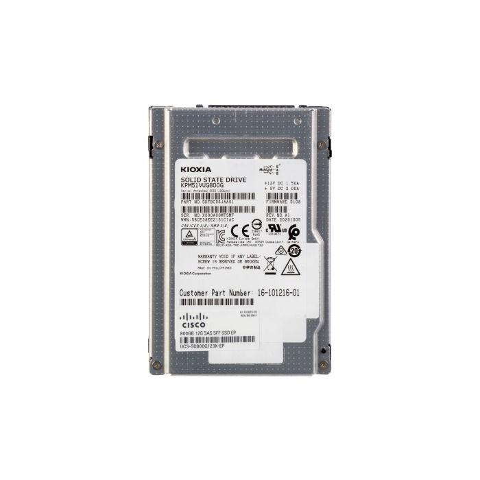 Hard drive Kioxia 800GB SSD SAS 12G 2.5" TLC MU KPM51VUG800G