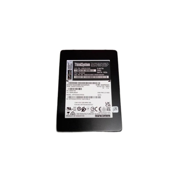 Hard drive Lenovo 3.84TB SSD SATA 6G 2.5" 3D TLC NAND RI 4XB7A17079