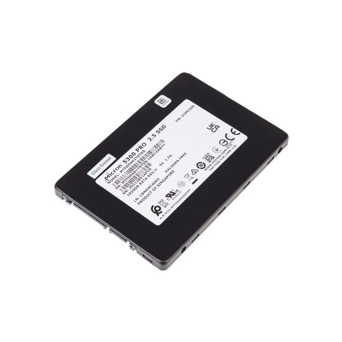 Hard Drive Micron 5300 PRO 1.92TB SSD SATA 6G 2.5" TLC RI AES-256 MTFDDAK1T9TDS-1AW1ZABYY
