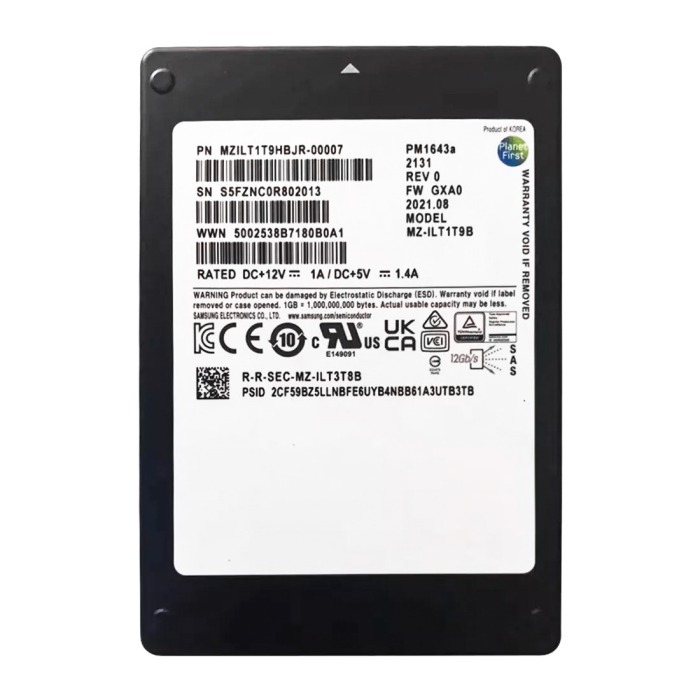 Hard drive Samsung 1.92TB SSD SAS 12G 2.5" V-NAND MZILT1T9HBJR-00007