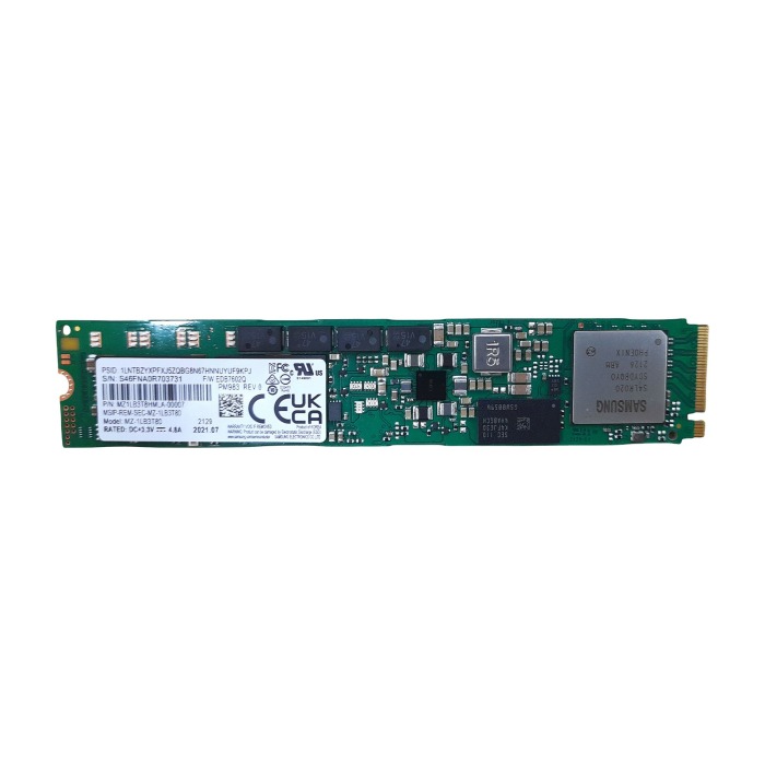 Hard drive Samsung 3.84TB SSD NVMe PCIe 3.0x4 M.2 22110 TLC MZ1LB3T8HMLA-00007