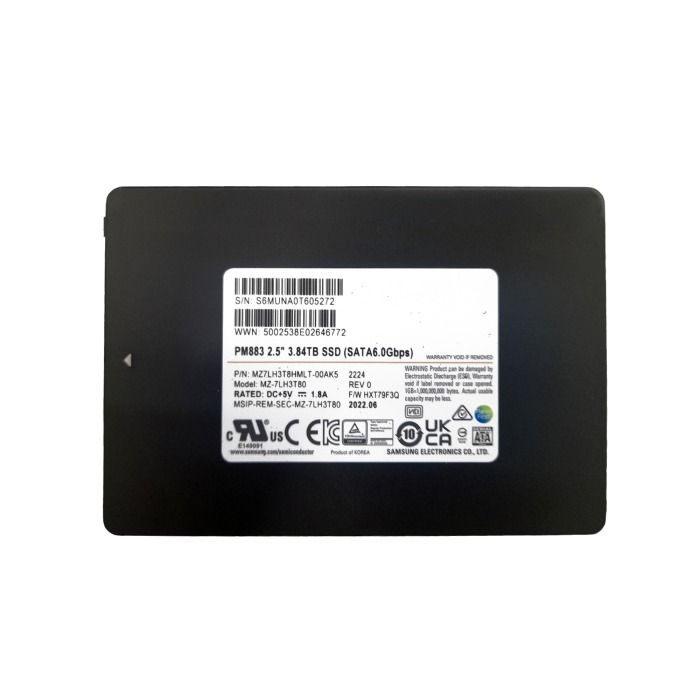 Hard drive Samsung 3.84TB SSD SATA 6G 2.5" TLC RI MZ7LH3T8HMLT-00AK5