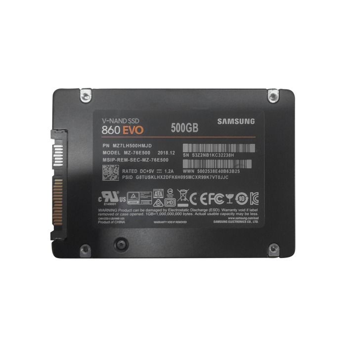 Hard drive Samsung 500GB SSD SATA 6G 2.5" MLC MZ7LH500HMJD
