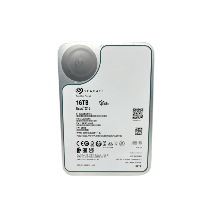 Hard drive Seagate 16GB 7.2K HDD SATA 6G 3.5" 256MB 2KK103-004