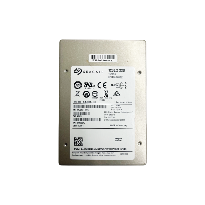 Hard drive Seagate 1.92TB SSD SAS 12G 2.5" eMLC MU ST1920FM0003