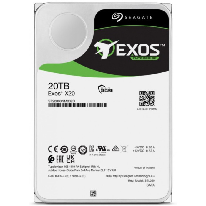 Hard drive Seagate 20TB 7.2K HDD SAS 12G 3.5" 512e 256MB ST20000NM002D