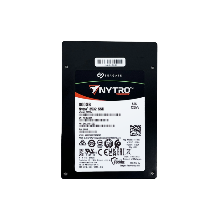 Hard drive Seagate 800GB SSD SAS 12G 2.5" TLC MU 2XA216-003