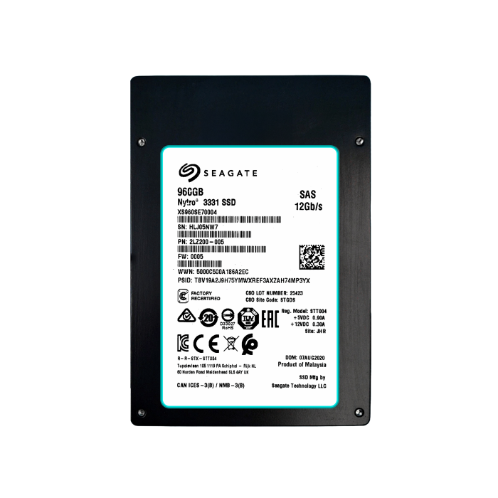 Hard drive Seagate 960GB SSD SAS 12G 2.5" 3D eTLC RI 512 2LZ200-005