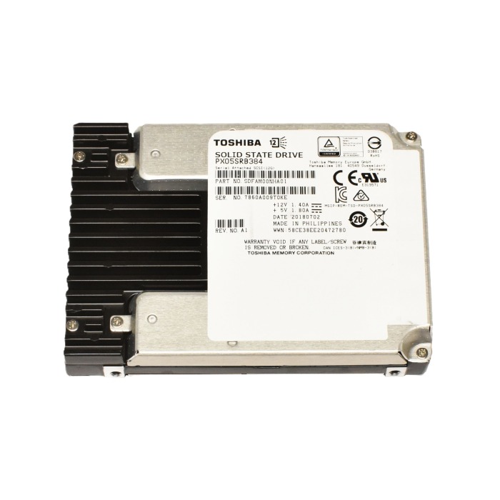 Hard drive Toshiba 3.84TB SSD SAS 12G 2.5" MLC RI SDFAM00NHA01