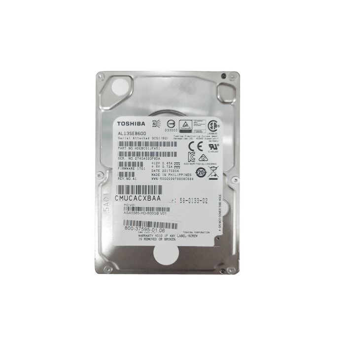 Hard drive Toshiba 600GB 10K HDD SAS 6G 2.5" 64MB HDEBC01JFA51