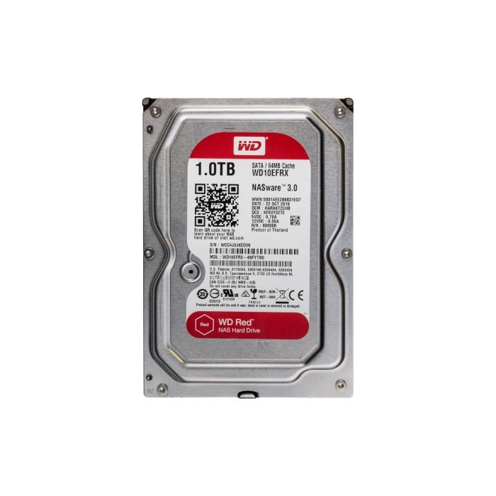 Hard drive WD 1TB 5.4K HDD SATA 6G 3.5" 64MB WD10EFRX-68FYTN0