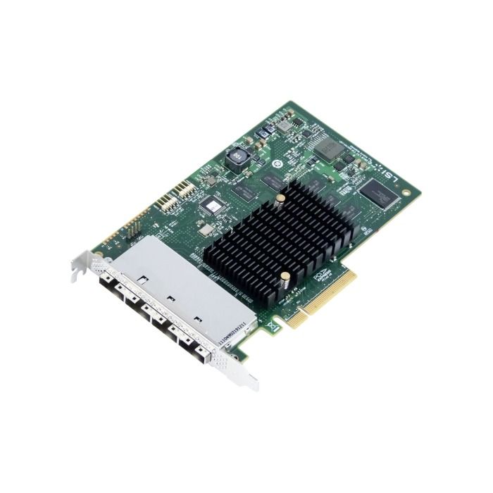 HBA Card SAS LSI SAS9201-16e Adapter PCIe 2.0x8 4x SFF-8088 6Gb SATA 783027-102